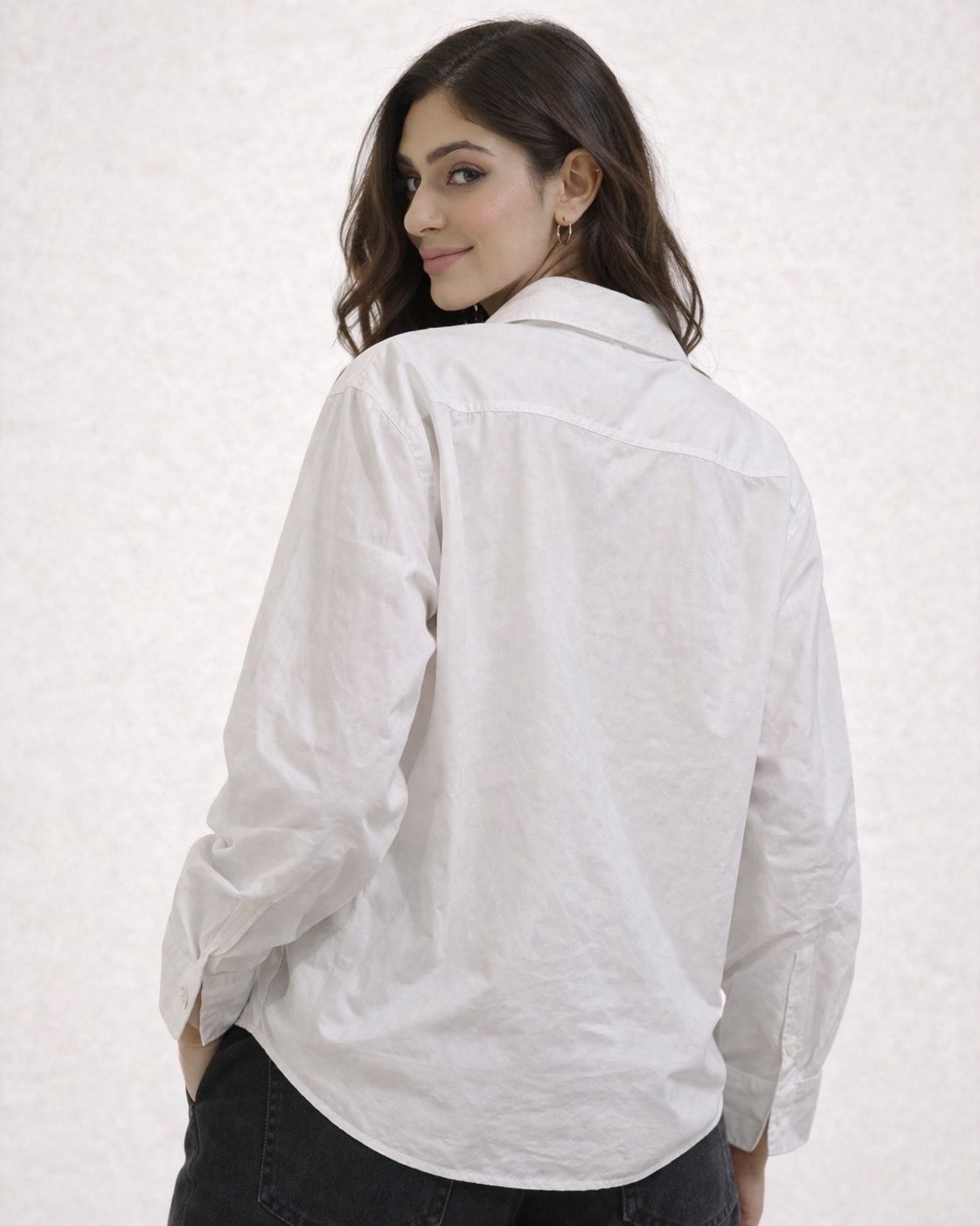 Sage Bloom Panel Shirt