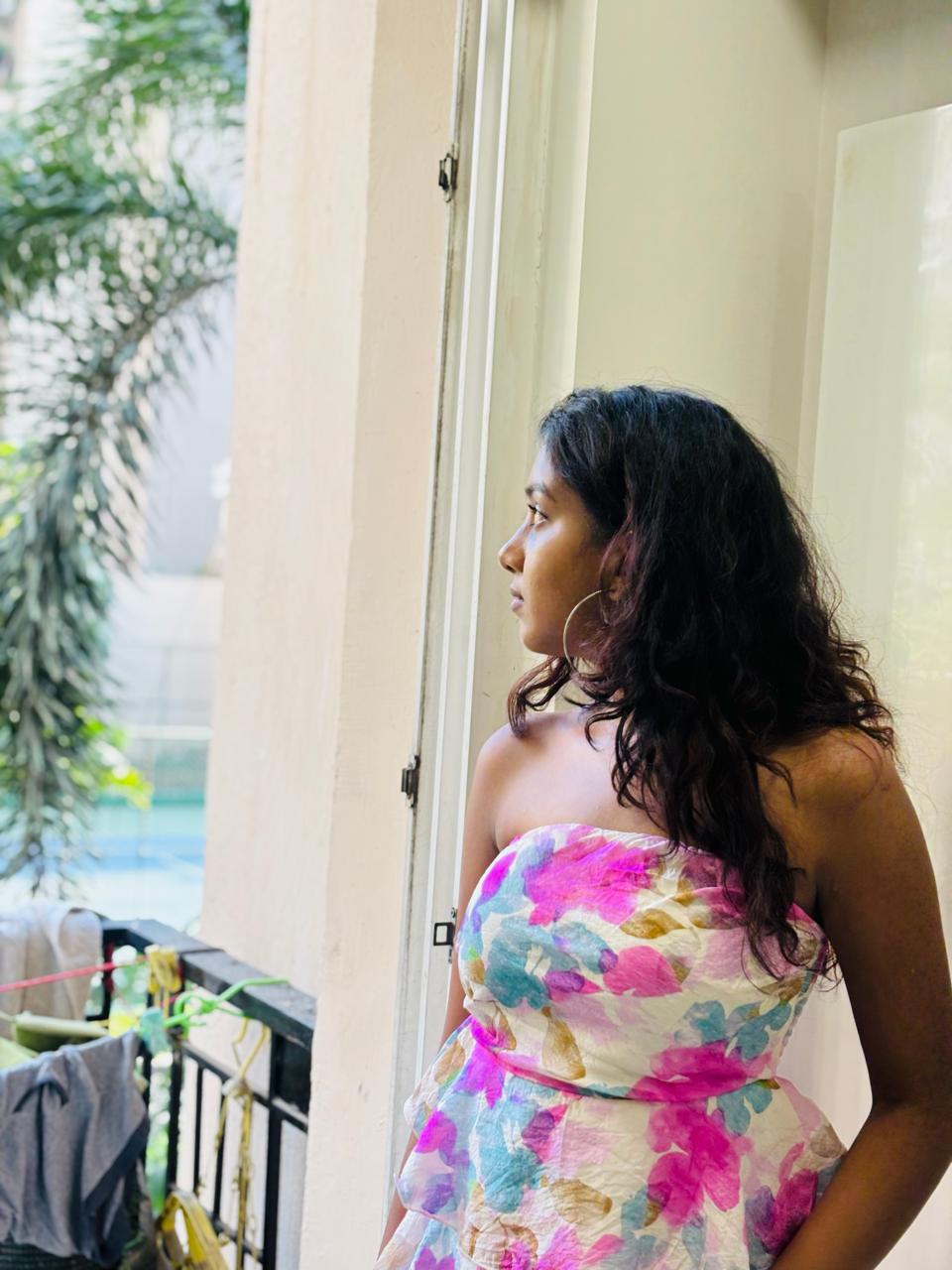 Sunset Bloom Pink Tube Top