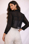 Midnight Garden Embroidered Shirt