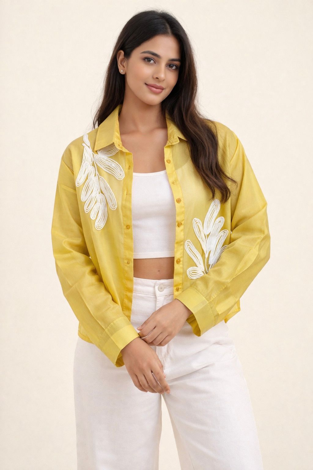 Sunbeam Garden Embroidered Shirt