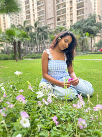Bluebell Picnic Peplum Top