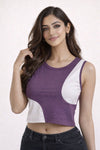 Purple Sleek Crop Top