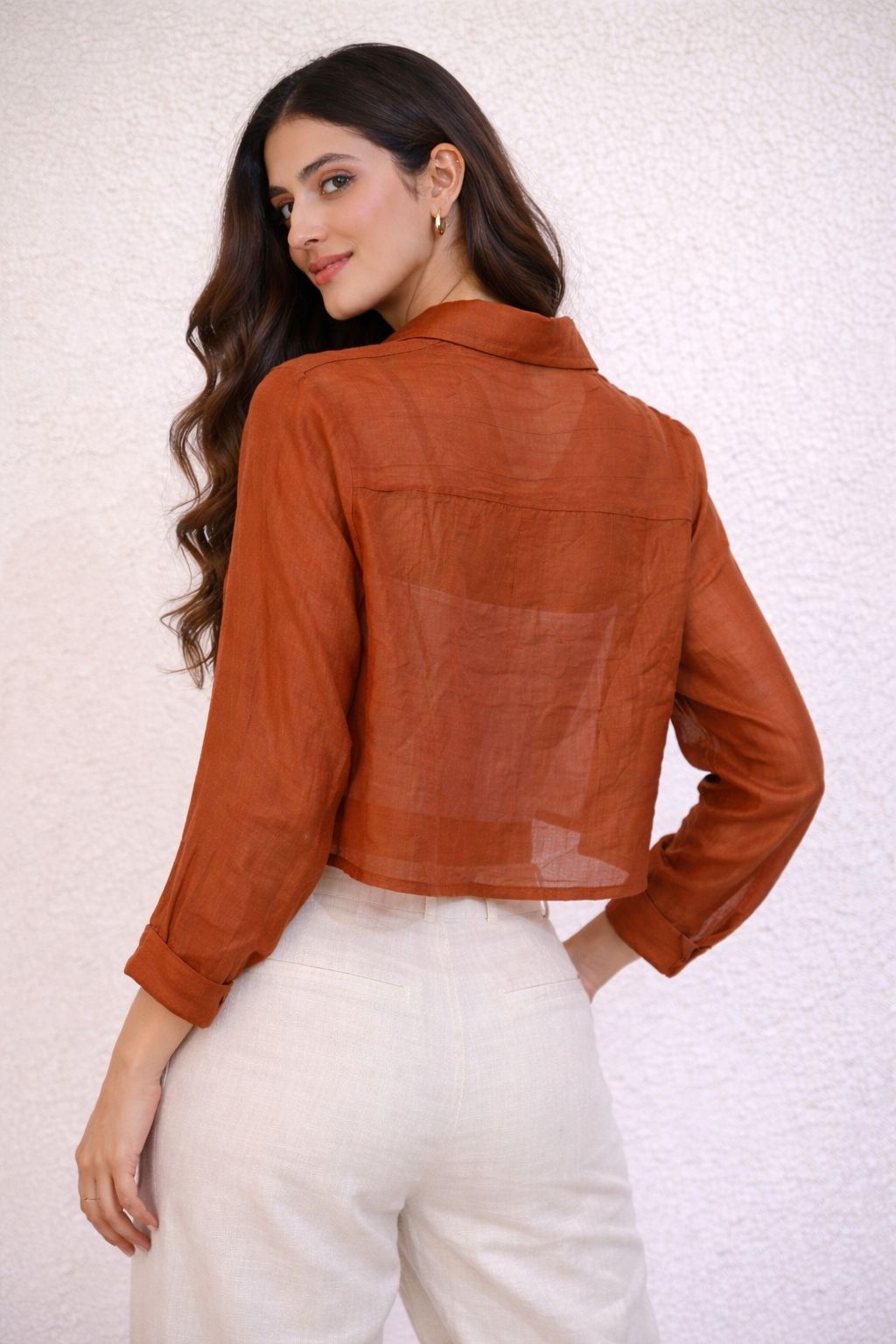 Teracota Garden Embroidered Shirt
