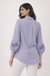 Lavender Garden Embroidered Shirt